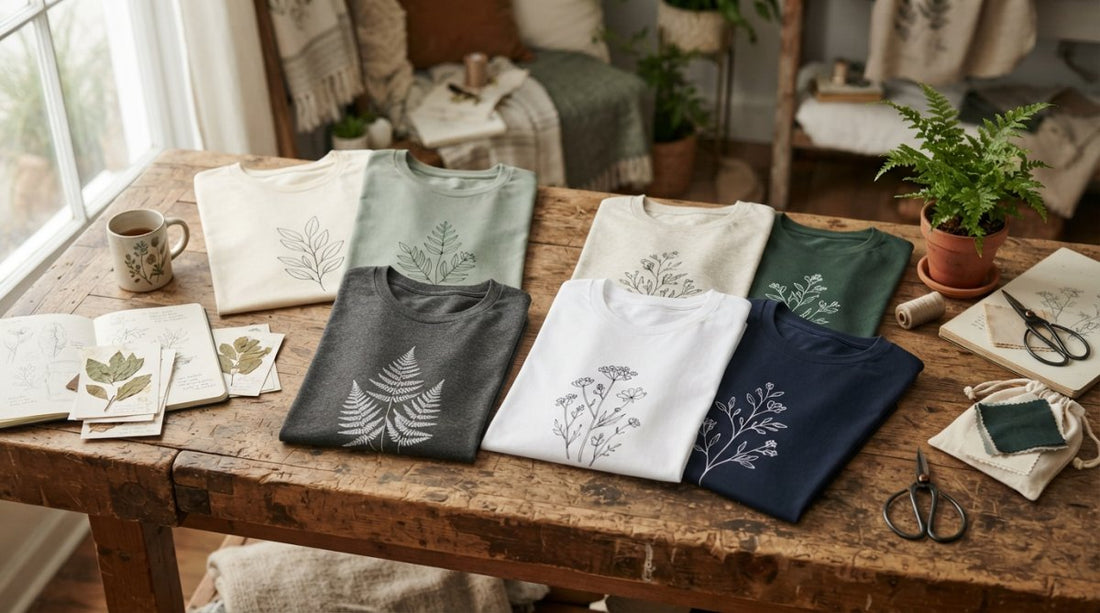 7 Minimalist Botanical Graphic Tees UK Shoppers Love