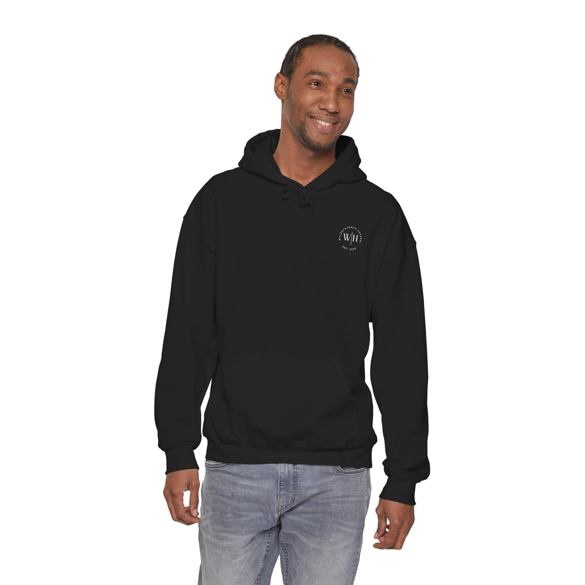 Vintage raccoon graphic hoodie from Printify featuring wildlife illustration on a cozy hooded sweatshirt.