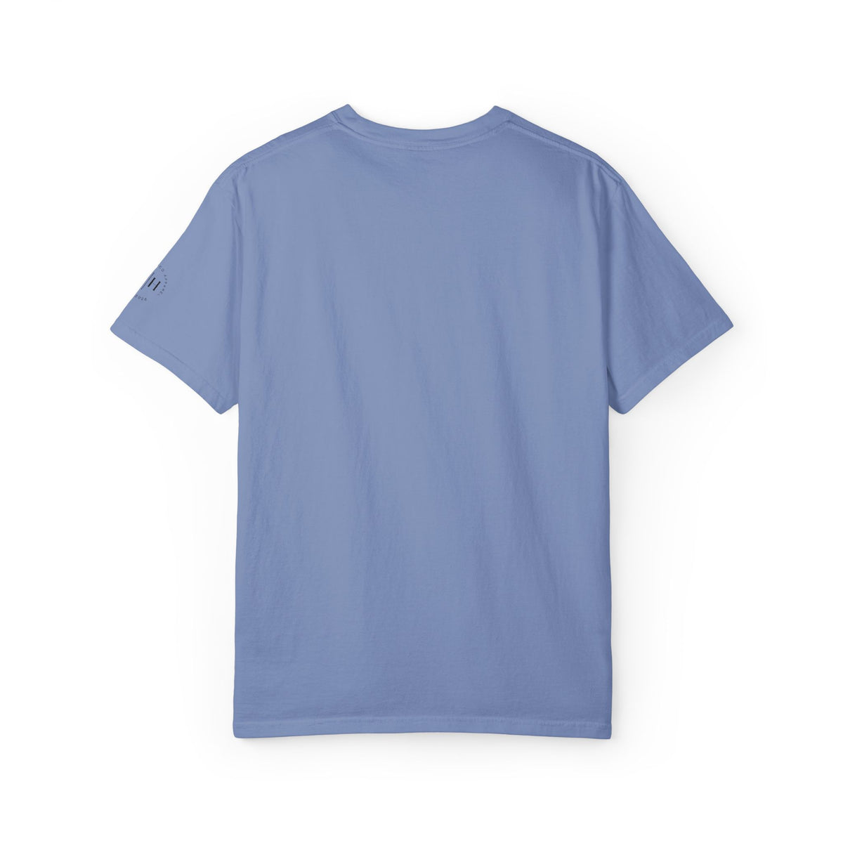 Black "One of a Kind" Chest Logo T-shirt by Printify featuring a minimalist logo on the front.