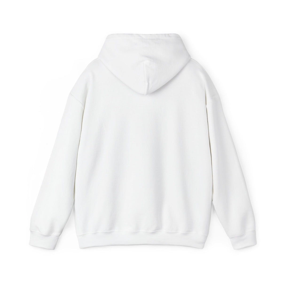 Black hoodie featuring WyldeHaven Apparel Est. 2026 monogram circle logo on the front, casual sweatshirt with a comfortable fit.