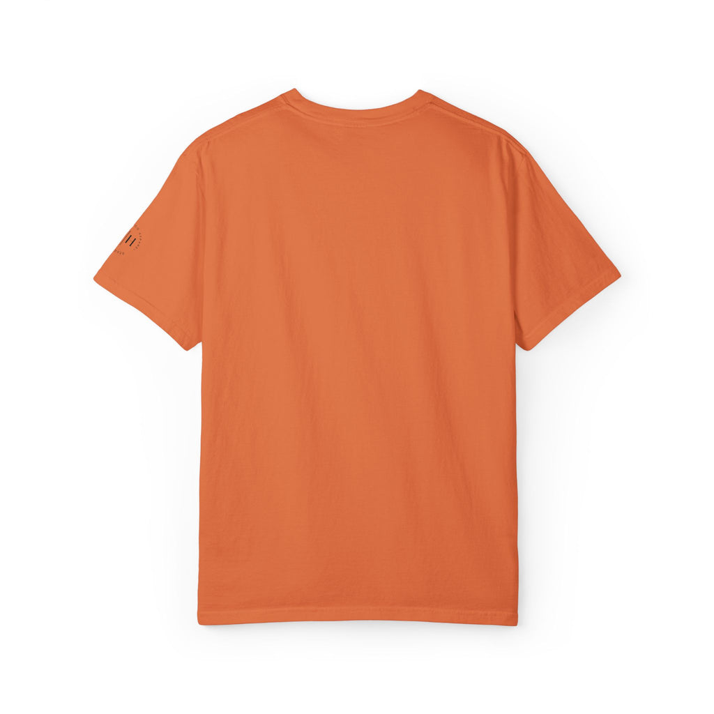 Black "One of a Kind" Chest Logo T-shirt by Printify featuring a bold logo on the front, casual fit, and soft fabric.