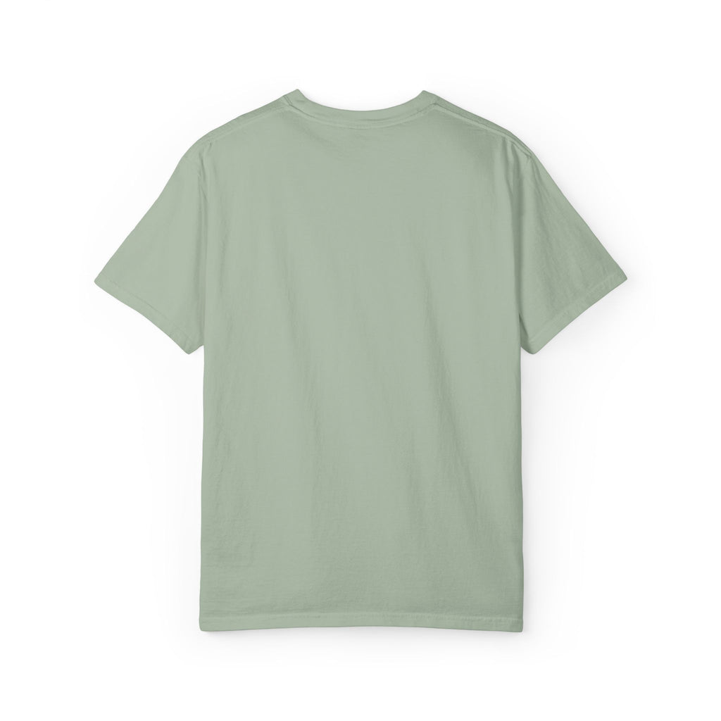Black Find Your Pace T-Shirt by Printify featuring a minimal motivational chest print on soft cotton fabric.