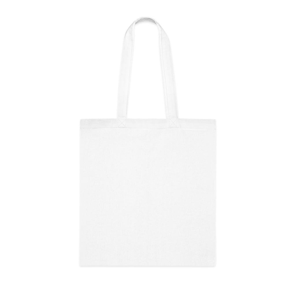 Floral cotton tote bag with "There Is Beauty In Growth" quote, featuring vibrant flower design, by Printify.