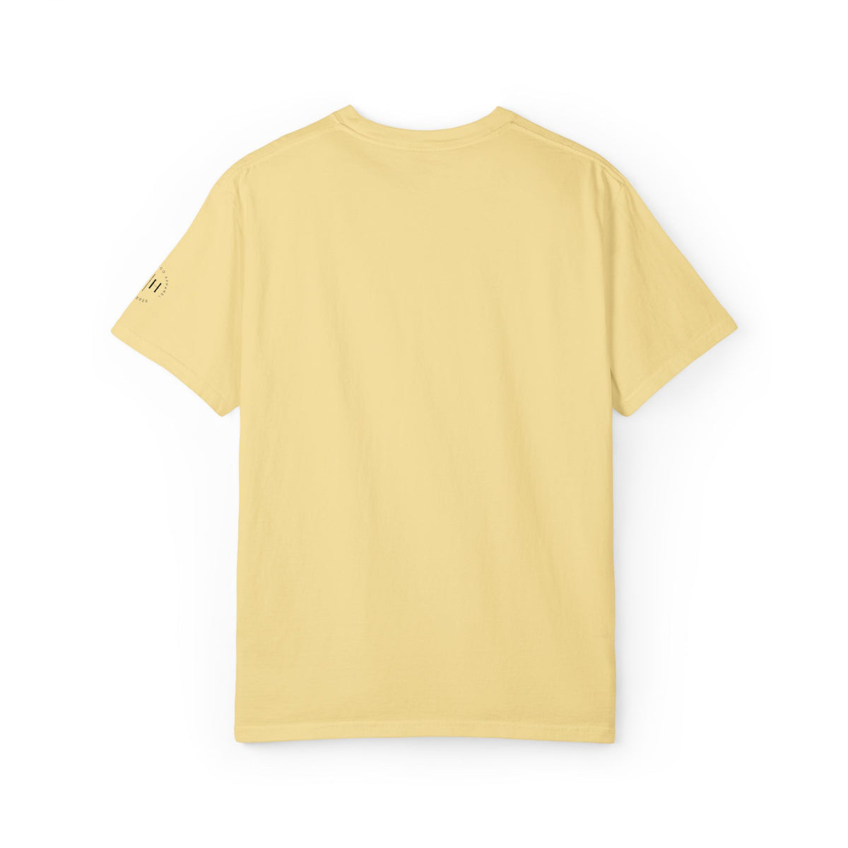 Black "One of a Kind" Chest Logo T-Shirt by Printify featuring a minimalist design and comfortable fit.
