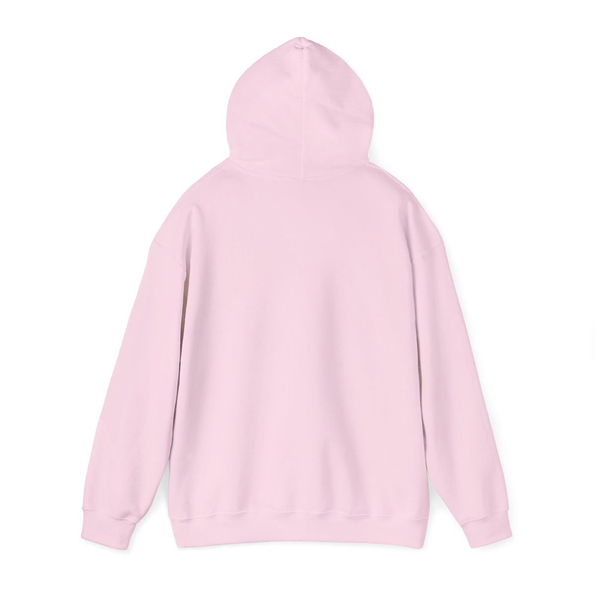 Black WyldeHaven Apparel Monogram Circle Hoodie with logo print, soft fabric, and adjustable drawstrings.
