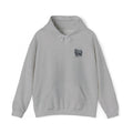 Capybara embroidered hoodie from Wyldelife Collection featuring detailed wildlife design, made by Printify, in soft fabric with a cozy fit.