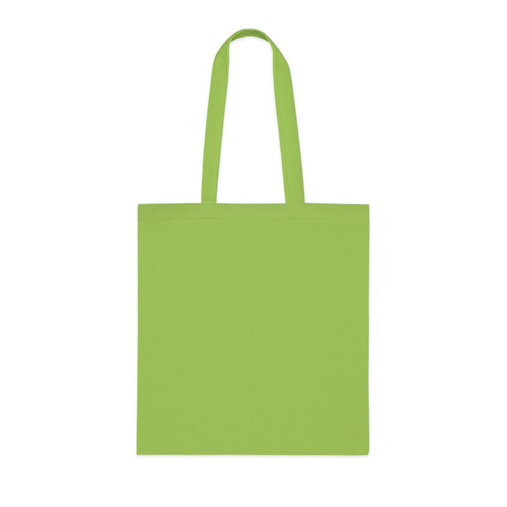 Printify Monogram Circle Cotton Tote bag with WH logo, durable canvas tote for everyday use, featuring stylish monogram design.