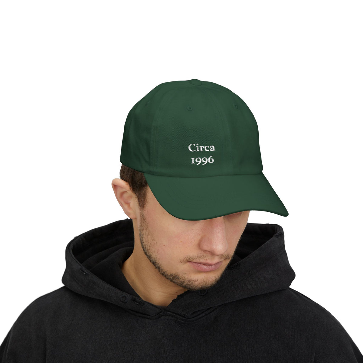 Personalised "Circa" Year Embroidered Baseball Cap | Custom Date Dad Hat